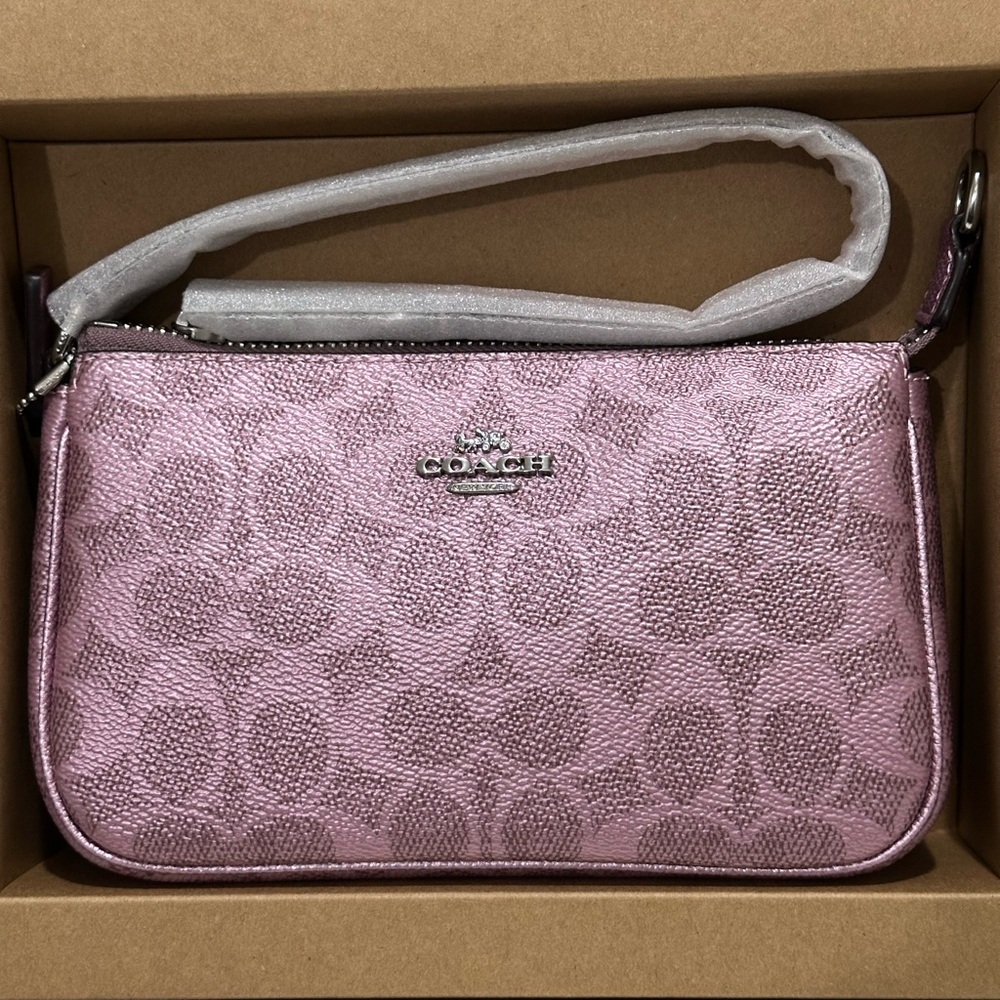 🌸🌸 Coach Boxed Nolita 19 And Nolita Bag Charm Set In Signature Canvas - Picture 8 of 14